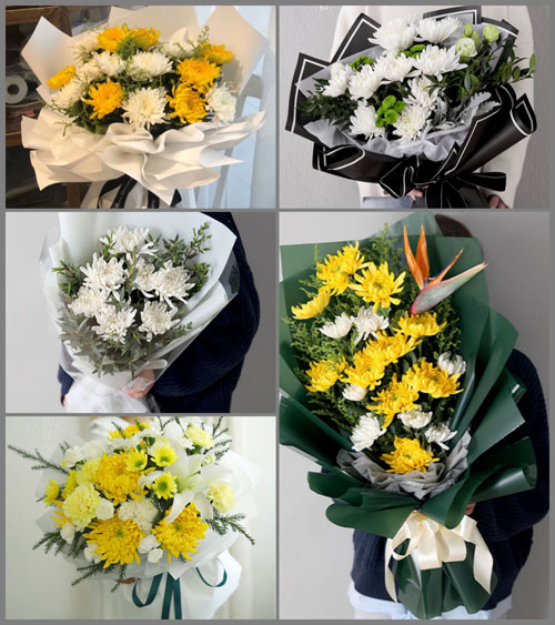 福建漳州平和县秀峰乡秀峰村白事花束代送